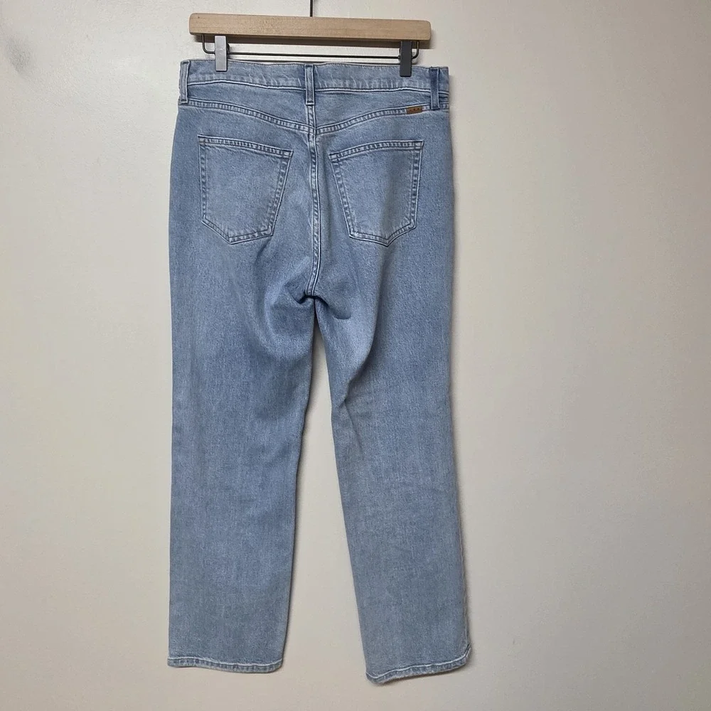 AYR The Roadie Wide Leg Jeans Light Wash Blue High Rise Denim Size 29 Womens